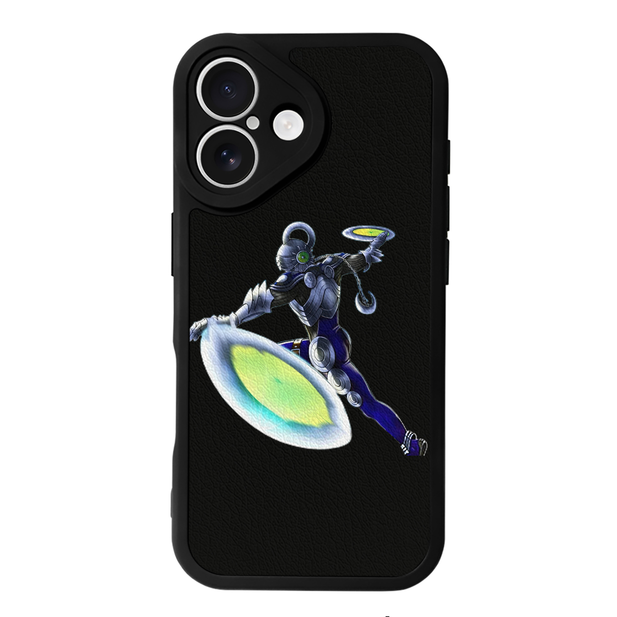 （画像用） 遊☆戯☆王 Yu-Gi-Oh! 【iPhone 16シリーズ対応】シリコンスマホケース（レザー調） 材質：シリコン